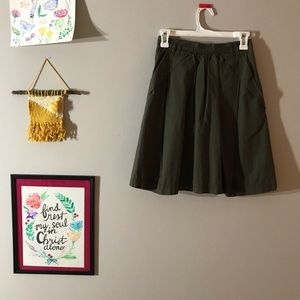 Anthropologie A-Line Skirt